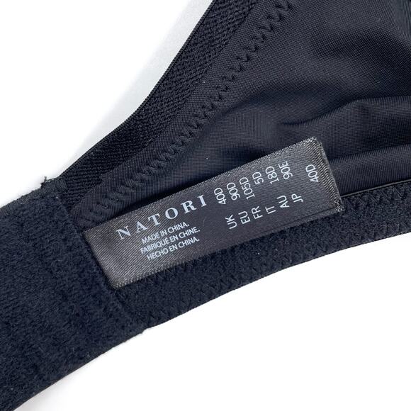 Natori Body Doubles Bra Full Coverage‎ Contour Black Lace 736037 Sz 40D - Picture 9 of 10